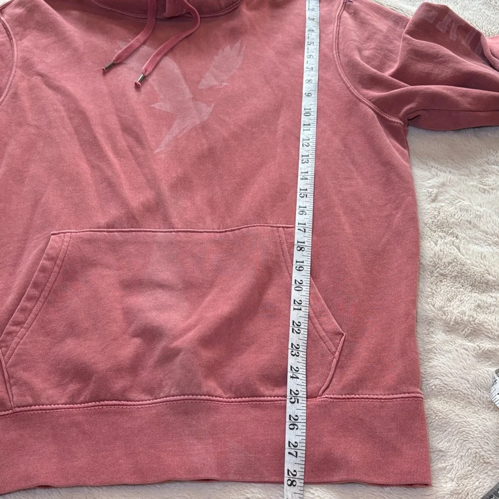 American Eagle Outfitters Men's Pink Hoodie